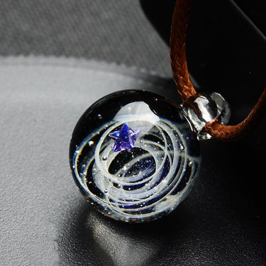 The Universe Star Moon Heart Spirit Crystal Pendant Necklace-Your Soul Place